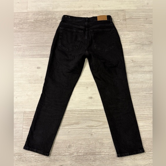 Madewell Women's Black Straight Leg Jeans 26 - Picture 3 of 10